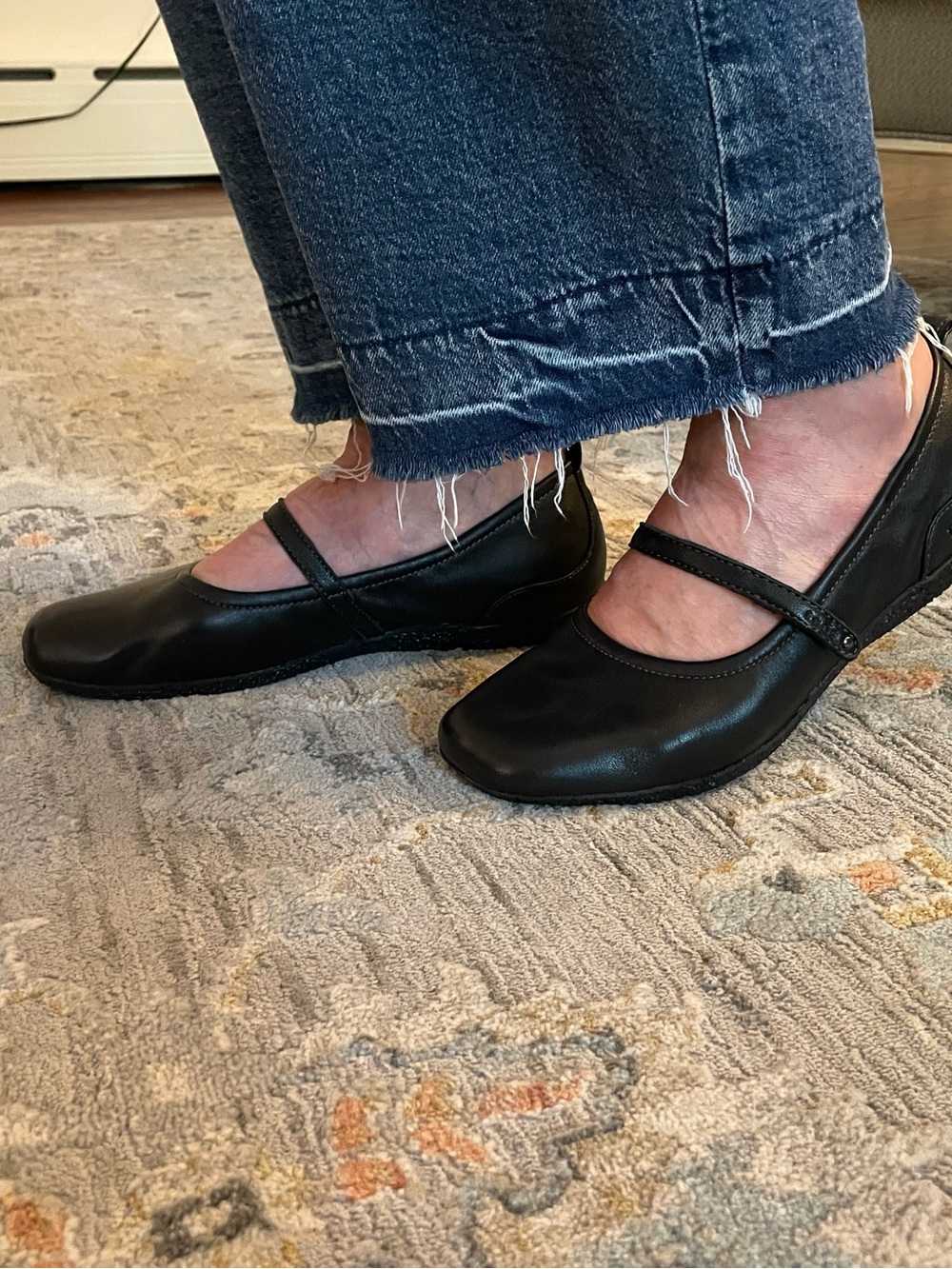 Women's Taos Black Mary Jane Flats
